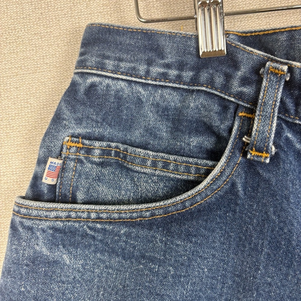 All American Clothing Co Jeans Mens 31x28 Straight Leg Original AAC101D USA Made - Picture 4 of 11